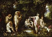 Jan Brueghel The Elder Diana und Aktaion painting